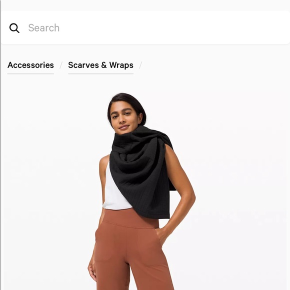 LuLu lemon vinyasa scarf